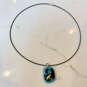 Murano glass Y2K necklace